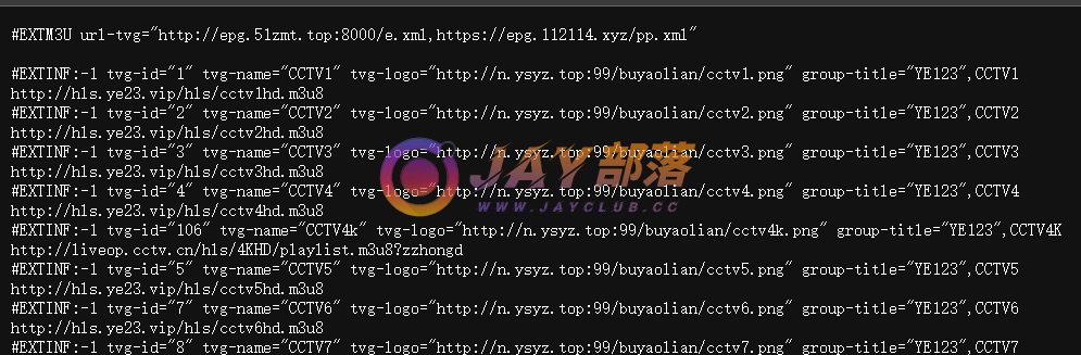 图片[1]-2000+国内外电视直播源m3u - Jay的部落-Jay的部落