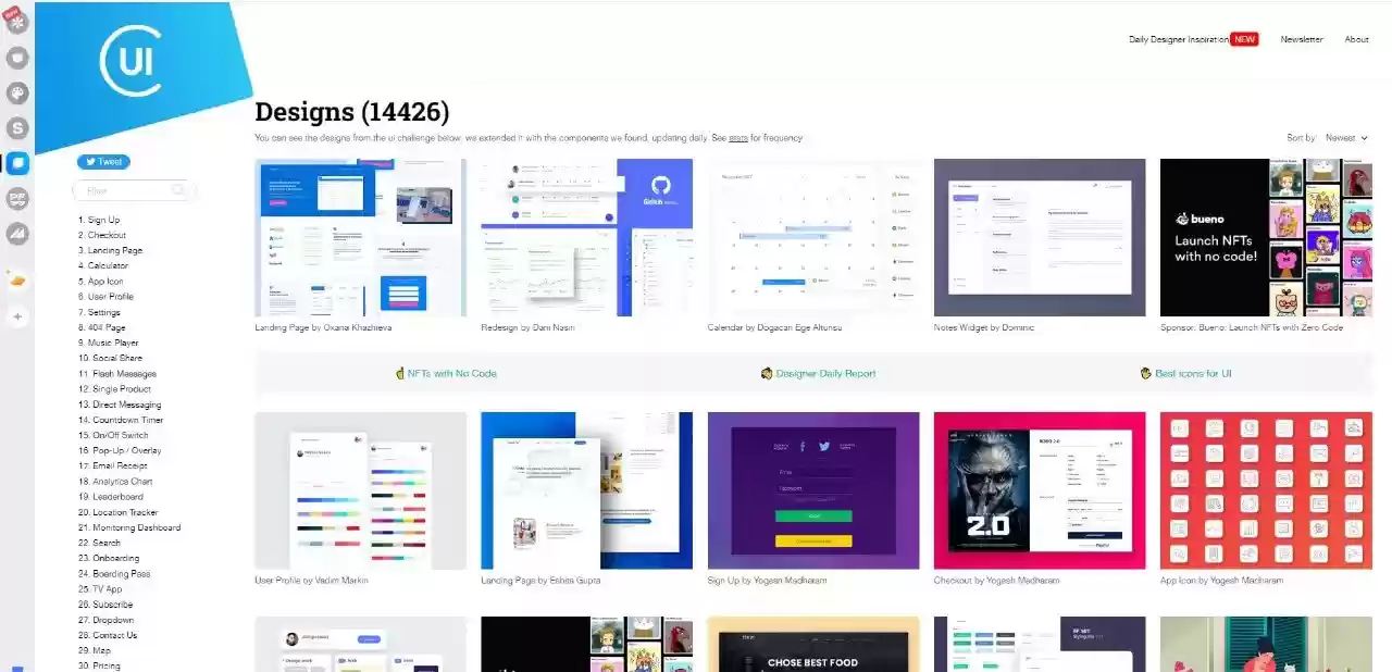 缺少UI设计灵感,来这个逛逛-Jay的部落