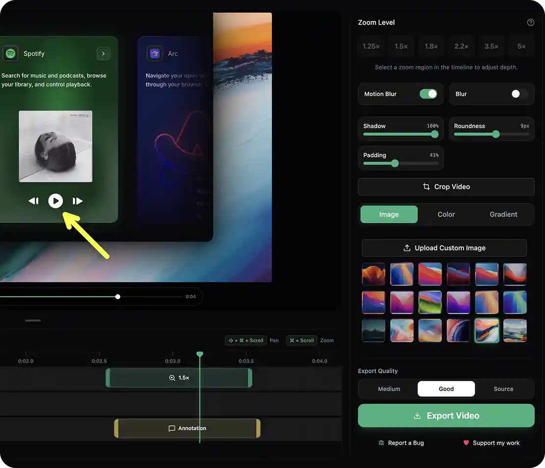 openscreen-创建丝滑动画的录屏与演示制作工具